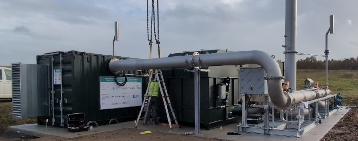 Schwachgasanlage der Deponie Brüggen I